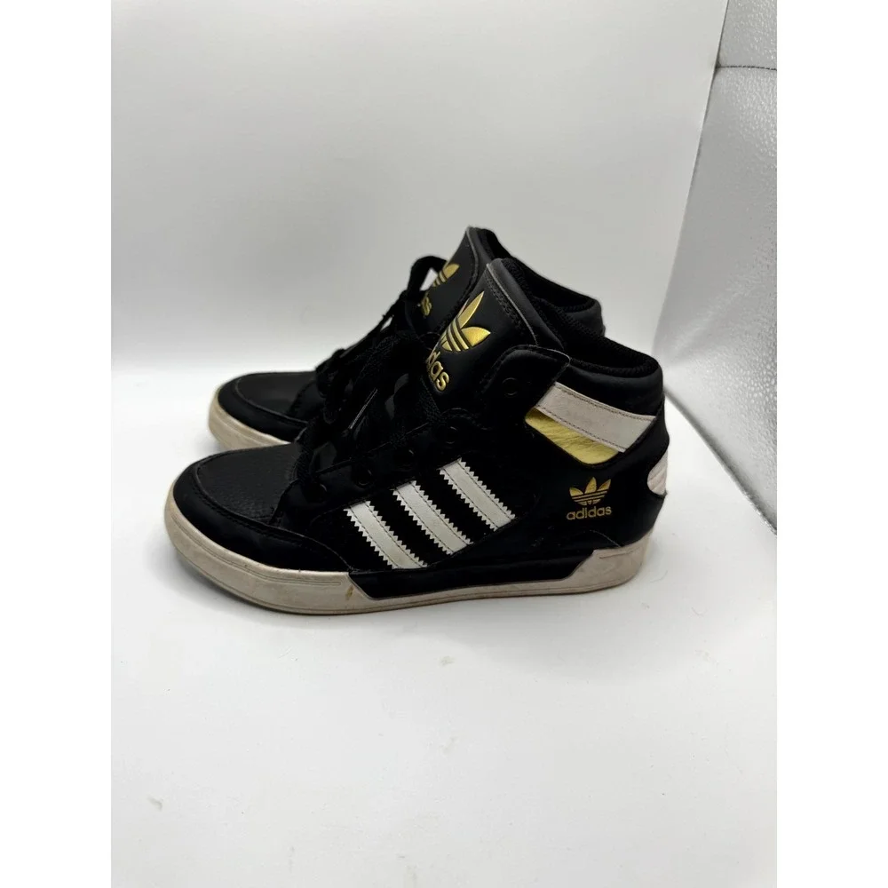 Adidas Originals Drop Step 360 C PS‎ FV5735 Kids 1.5 Sneaker Black Leather Shoes